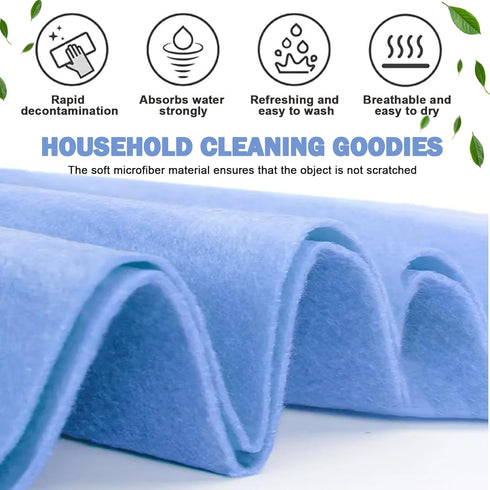 Wshxjzyay Shammy, Stains(8 Pack) Ultra-Absorbent Miracle Cleaning Super Absorbent Cleaning Cloth Multi-Purpose