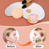 4 PCS Korean Makeup Puff, Soft Makeup Sponges Teardrop Setting Powder Puff Face Makeup Cushion Puff Beauty Blender Sponge for Foundation Concealer Liquid Cream and Powder, Beginner Friendly - Medium