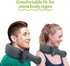 Pursonic Portable Neck & Shoulder Adjustable Massaging Wrap with Soothing Heat to Relax and Soothe Your Neck & Shoulder