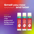 Indigo Wild Zum Kiss Stick - Natural Lip Balm with Organic Beeswax, Peppermint Flavored Hydrating Lip Moisturizer 3 Pack