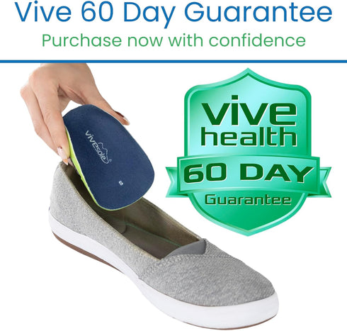 Gel Heel Cups for Heel Pain Relief (Pair), Shock Absorbing Inserts for Flat Feet & Plantar Fasciitis, Medium