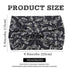 Wide Headbands for Women - Boho Turban Knotted Floral Elastic Non Slip Hairband Workout Yoga Head Scarfs 4Pcs