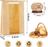 Lmoszuak 100 Pack Bread(13.7x8.2x3.7in)& 125pcs Packaging thicker Large Sourdough Paper Bread Bags for Homemade Tin Tie