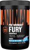 Animal Fury Pre Workout Powder Supplement, 30 Count, Energy and Focus, 5g BCAA, 350mg Caffeine, Ice Pop