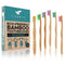 TreeBird Kids Bamboo Toothbrush 6-Pack | Eco-Friendly Dental Care with Super Soft Bristles and Compostable Handles