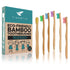 TreeBird Kids Bamboo Toothbrush 6-Pack | Eco-Friendly Dental Care with Super Soft Bristles and Compostable Handles