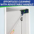 BOOMJOY Wall Cleaner Mop - Foldable Panel, 72" Long Handle, Cleaning Mop Duster for Walls, Ceilings, Baseboards, Floors