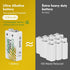 TEMIBATT 9 8 Pack 9V Volt Lithium Battery, Rechargeable Batteries for Smoke Detector,Wireless Microphones, multimeters