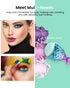 Mermaid Makeup Brushes Set, NIZIYI 11PCS Foundation, Eyebrow, EyeShadow, Lip Brushes with Bag