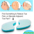 Povihome 10 Pack Foam Toe Spacers, 3-Layer Toe Separators, Large Size for Crooked, Overlapping Toe Relief