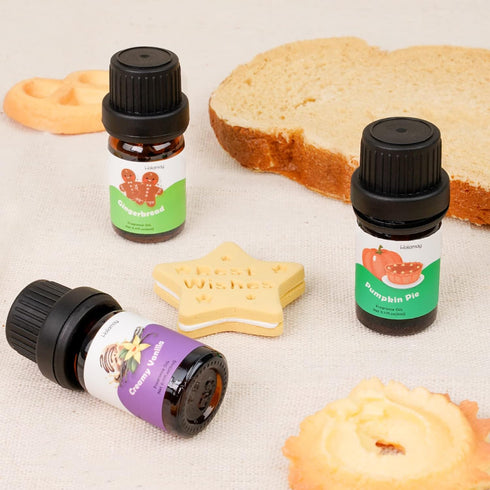 Bakery Fragrance Oils, Holamay Scented Oils for Soap & Candle Making, 10 Packs of 5ml Aromatherapy Essential Oils for