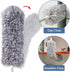 Microfiber Feather Duster, Extendable Cobweb Duster with 100 inches Pole, Washable & Lightweight for Cleaning