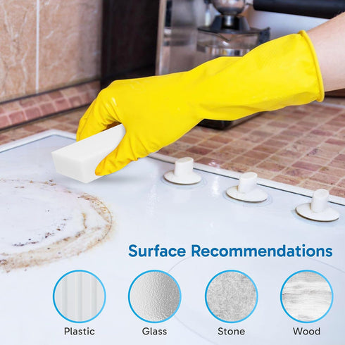 (40 Pack) Extra Large Eraser Sponge - Extra Thick, Long Lasting Premium Melamine Cleaning Pads for Multi Surface