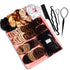 YANRONG 1159PCS Hair Accessories Set, Seamless Ponytail Holders, Variety Scrunchies for Thick Curly Hair, Brown