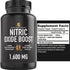 Nitric Oxide Booster Supplement, 1600mg Extra Strength L-Arginine, Citrulline Malate, Alpha-Ketoglutarate (60 Count)