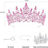 VELSCRUN Crystal Birthday Tiara Crowns for Women Girls, Elegant Headband Sash, Happy Birthday Party Decorations