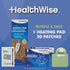 HealthWise Menstrual Pain Relief Bundle, 20Ct Menthol + Eucalyptus Period Patches, Heating Pad for Therapeutic Care