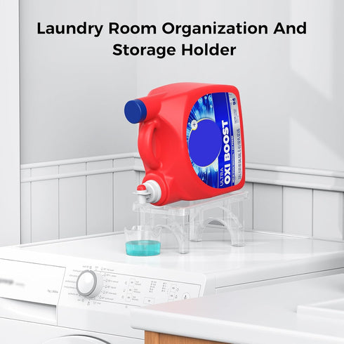 ZHANDEYUA (1Pack) Liquid Laundry Holder, Stand for Laundry Room Organization and Storage, laundry detergent dispenser