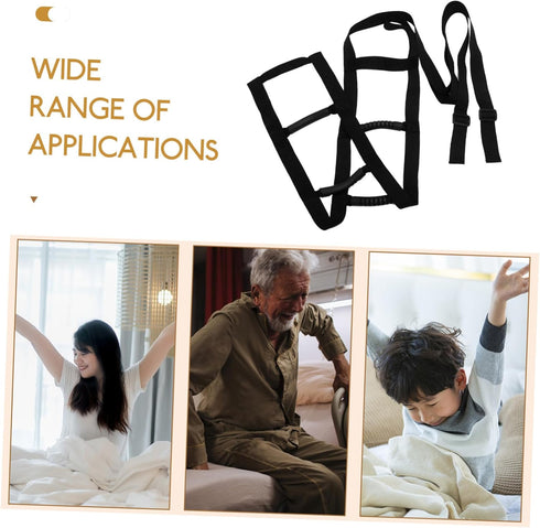 Senior Bed Ladder with Pull-Up Strap - Easy Sit-Up Device