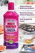 HOMEBRIGHT 13.5 oz Multi-Surface Cleaning Cream, Pink Grapefruit Scent, Natural Cleanser, Liquid