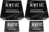 Groomsmen Gift Boxes Set of 2 (8x8x4 in) with Silver Foil Design and Matching Proposal Cards for Wedding Team