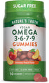 Nature's Truth Vegan Omega 3679 Gummies - 50 Count, Peach Flavor, Non-GMO & Gluten Free Supplement