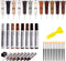 SEISSO Furniture Repair Kit - Set of 42, Wood Repair Kit with Scratch Repair Markers and Wax Sticks