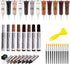 SEISSO Furniture Repair Kit - Set of 42, Wood Repair Kit with Scratch Repair Markers and Wax Sticks