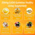 CoQ10 Gummies 250mg, Omega-3, Vitamin B3 & Zinc, Magnesium, High Absorption Coenzyme Q10, 60 Count for Cellular Energy