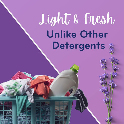 Eco-Squares Laundry Detergent Sheets, Lavender, Zero Waste Dry Soap Technology for Regular and HE Washers