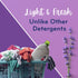 Eco-Squares Laundry Detergent Sheets, Lavender, Zero Waste Dry Soap Technology for Regular and HE Washers