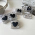 4 Pack 3D Design Cute Contact Lens Cases, Travel Eye Contacts Case Box Holder with Tweezers and Solution Bottle Kit
