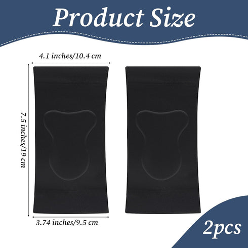 Hpmjz 2 PCS Achilles Tendon Heel Protector Ankle Support Sock Open Toe ompression Sock Compression Padded Sleeve Socks