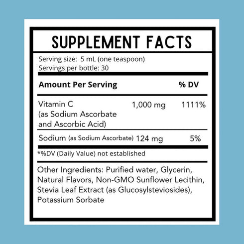Liposomal Vitamin C - 1,000 mg Vitamin C for Profound Absorption, Pure, Corn Free, & GMO-Free, 30 Servings