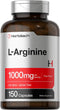 Horbaach L Arginine 1000mg Capsules | 150 Powder Pills | Non-GMO & Gluten Free Supplement