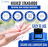 PentaCleanse 75% Package, 6 8 Inch (15.2 20.3 cm), 4 Pack (240 Advanced Alcohol Hand Wipes - Sanitizing, Cleaning, FDA