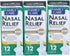 Nasal Relief Spray, Pump Mist for Severe Congestion, Anti-drip, 12 Hours, 6 Pack (Oxymetazoline HCI)