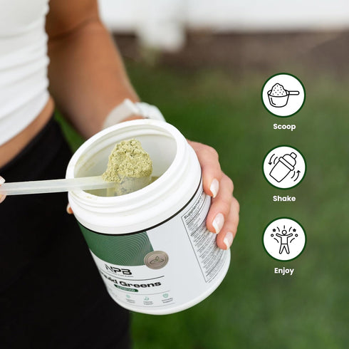 Nature's Pure Blend Liquid Greens - Superfood Greens for Detox & Digestion Health, 30 Servings