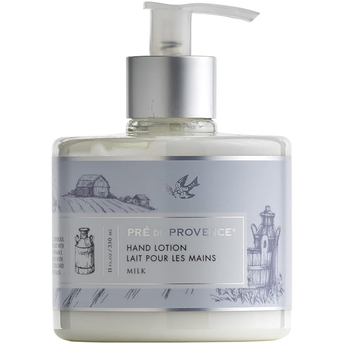 Pre de Provence Shea Butter Enriched Hand Lotion, Silky Smooth Emollient, Milk, 11 Fl Oz