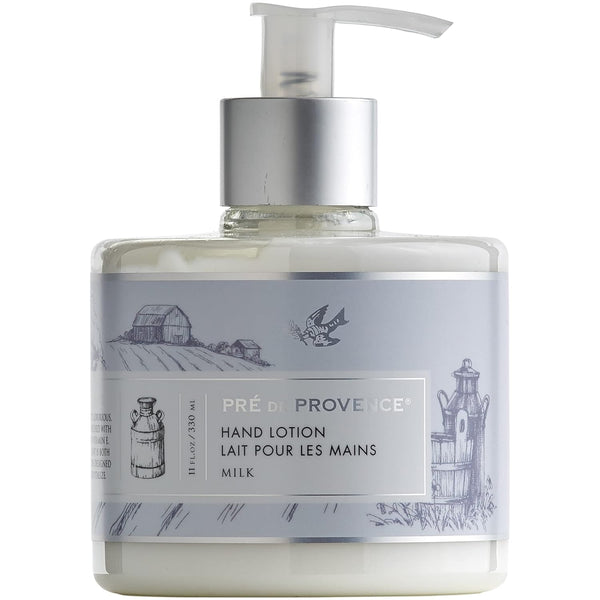 Pre de Provence Shea Butter Enriched Hand Lotion, Silky Smooth Emollient, Milk, 11 Fl Oz