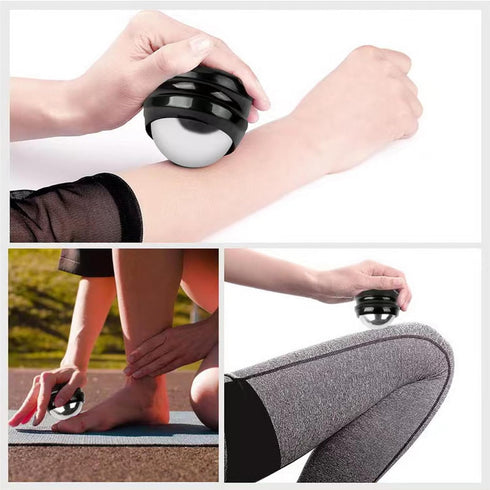 Stainless Steel Handheld Massage Ball - Versatile Cold and Hot Compress