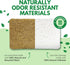 Natural Kitchen Sponges, Pack of 6, Cellulose & Coconut Dish Sponge, Odor Free, Eco-Friendly for Cleaning