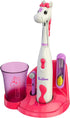 Brusheez Kids’ Electric Toothbrush Set (Sparkle The Unicorn) - Safe & Effective for Ages 3+, 2 Brush Heads, Rinse Cup