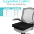 Vive Wheelchair Cushion - Waterproof Seat Pad for Coccyx, Sciatica & Tailbone Pain Relief (20'' x 18'' x 2'')