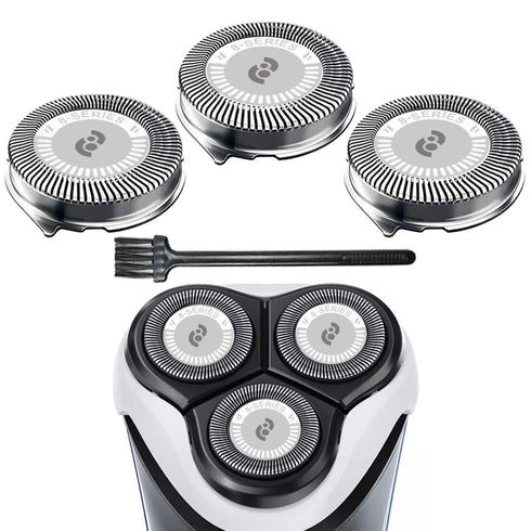 HQ8 Replacement Heads for Norelco Aquatec Shavers, 3-pc Pack Compatible Blades for Philips Razor PT720 AT880 AT810