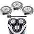 HQ8 Replacement Heads for Norelco Aquatec Shavers, 3-pc Pack Compatible Blades for Philips Razor PT720 AT880 AT810