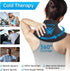 Neck Ice Pack Wrap, Reusable Gel Ice Pack for Neck and Cervical Injuries Pain Relief, Flexible Cold Hot Compress Therapy
