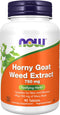 NOW Supplements Horny Goat Weed Extract, 750 mg Plus 150 mg Maca Root, 90 Tablets