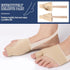 tongtonglovely Professional Bunion Corrector, Orthopedic Toe Separator, Beige, Elastic Fabric, Adjustable Fit, Pain