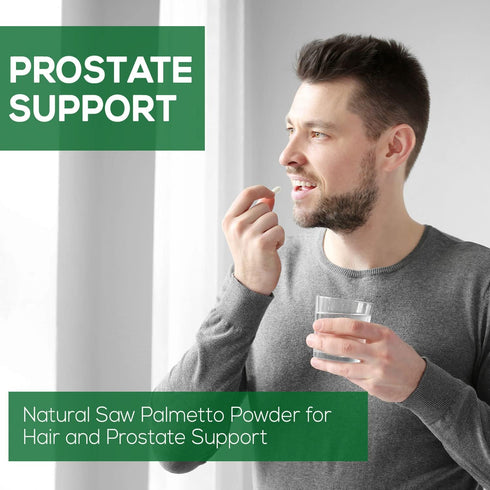 Saw Palmetto Extract Prostate Supplement - 1000 MG Nature's Support for Men's Prostate Urinary Health, 60 Capsules